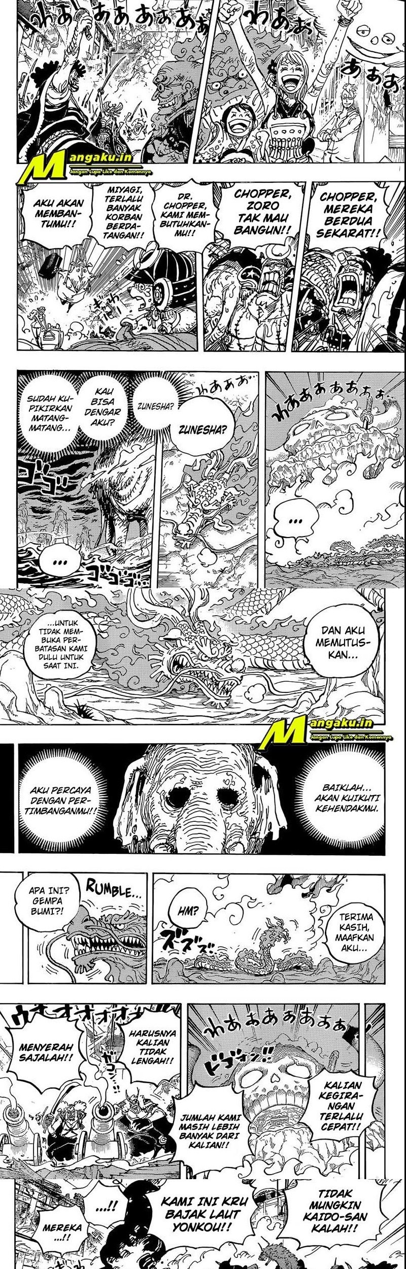 One Piece Chapter 1050 page 5