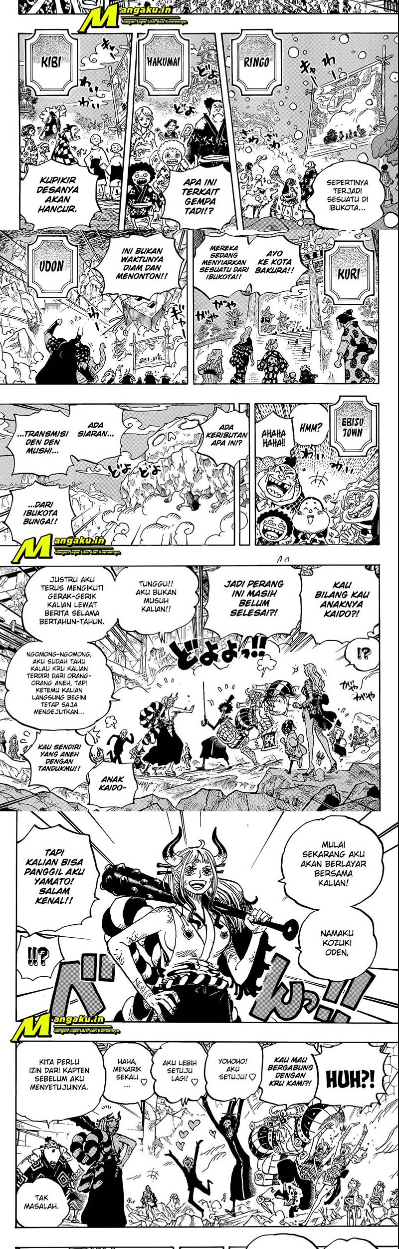 One Piece Chapter 1051 page 3