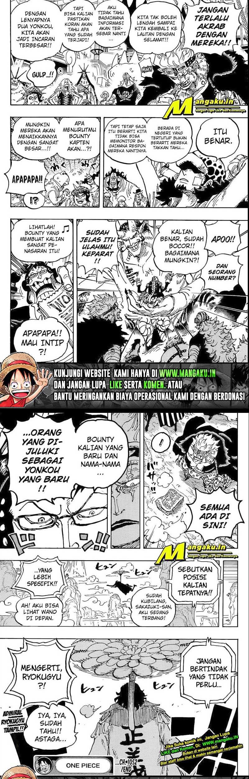 One Piece Chapter 1052 page 9