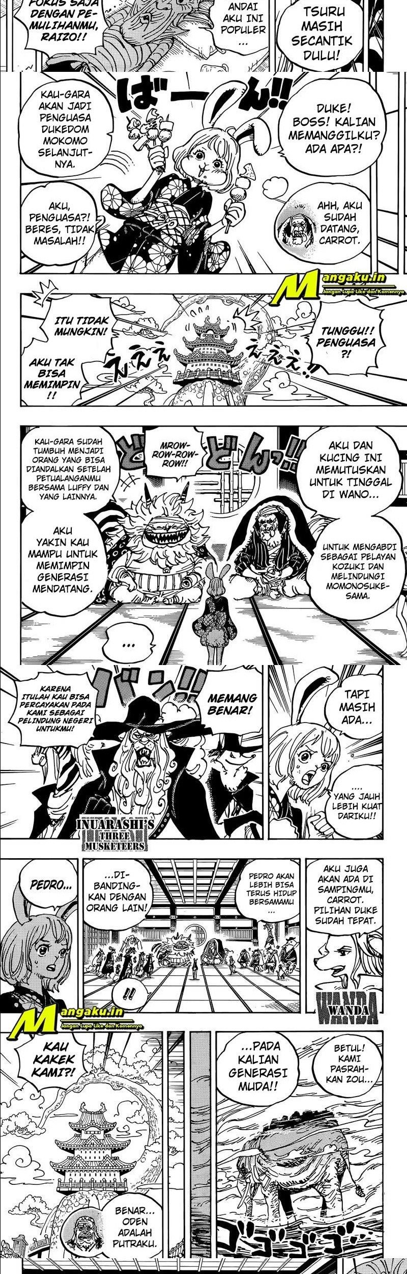 One Piece Chapter 1056 page 3