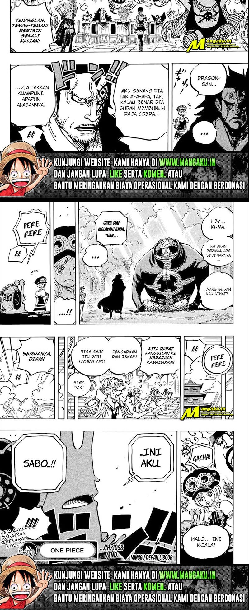 One Piece Chapter 1058 page 9