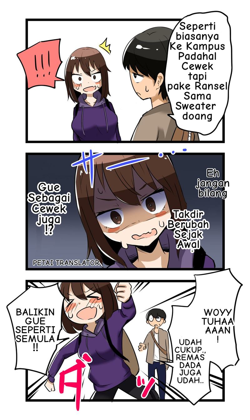 After Visiting An Odd Website, I Transformed Into A Girl Chapter 2 page 4