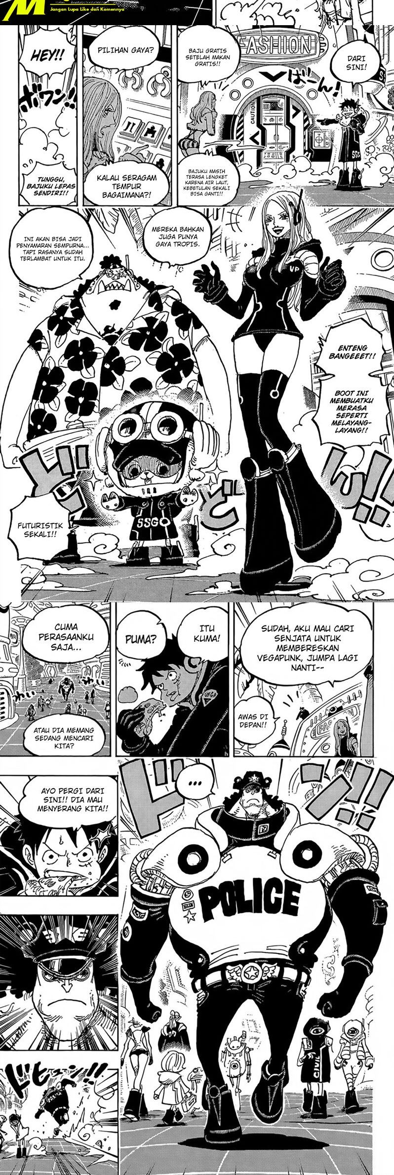One Piece Chapter 1063 page 3