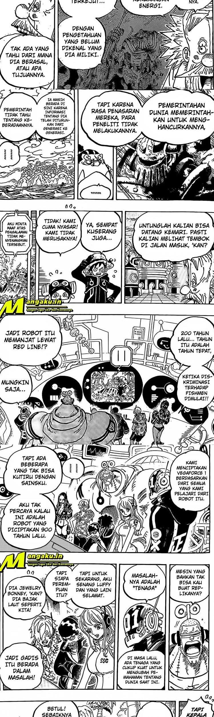 One Piece Chapter 1067 page 7