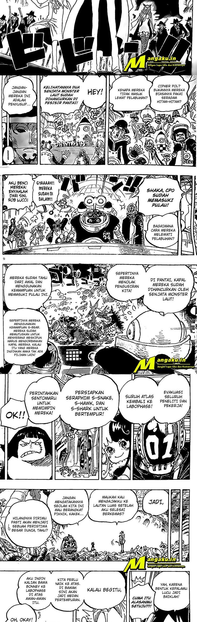 One Piece Chapter 1068 page 7