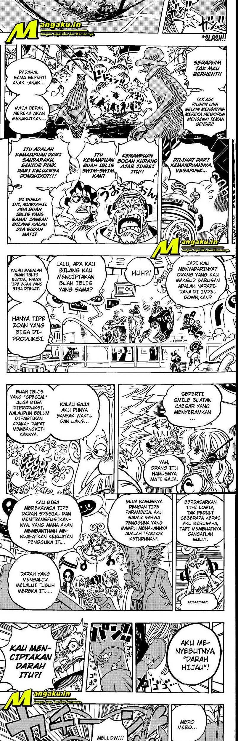 One Piece Chapter 1070 page 5