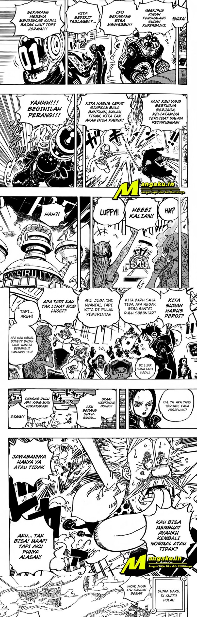 One Piece Chapter 1071 page 7