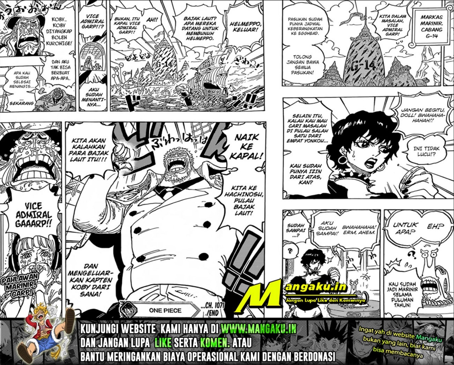 One Piece Chapter 1071 page 9