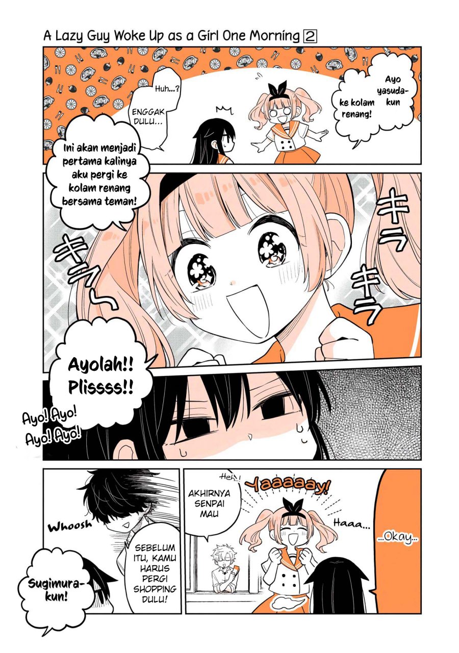A Lazy Guy Woke Up as a Girl One Morning Chapter 14 page 4