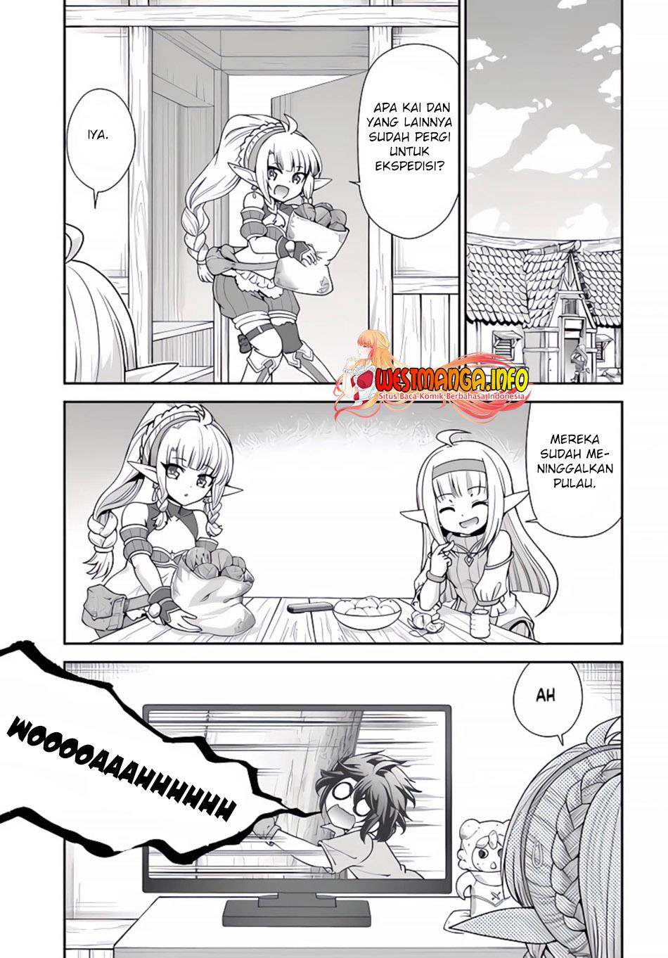 Komik Tenohira Kaitakumura de Isekai Kenkouki ~Fueteku Yome-tachi to Nonbiri Mujintou Raifu~ Chapter 38 gambar 1