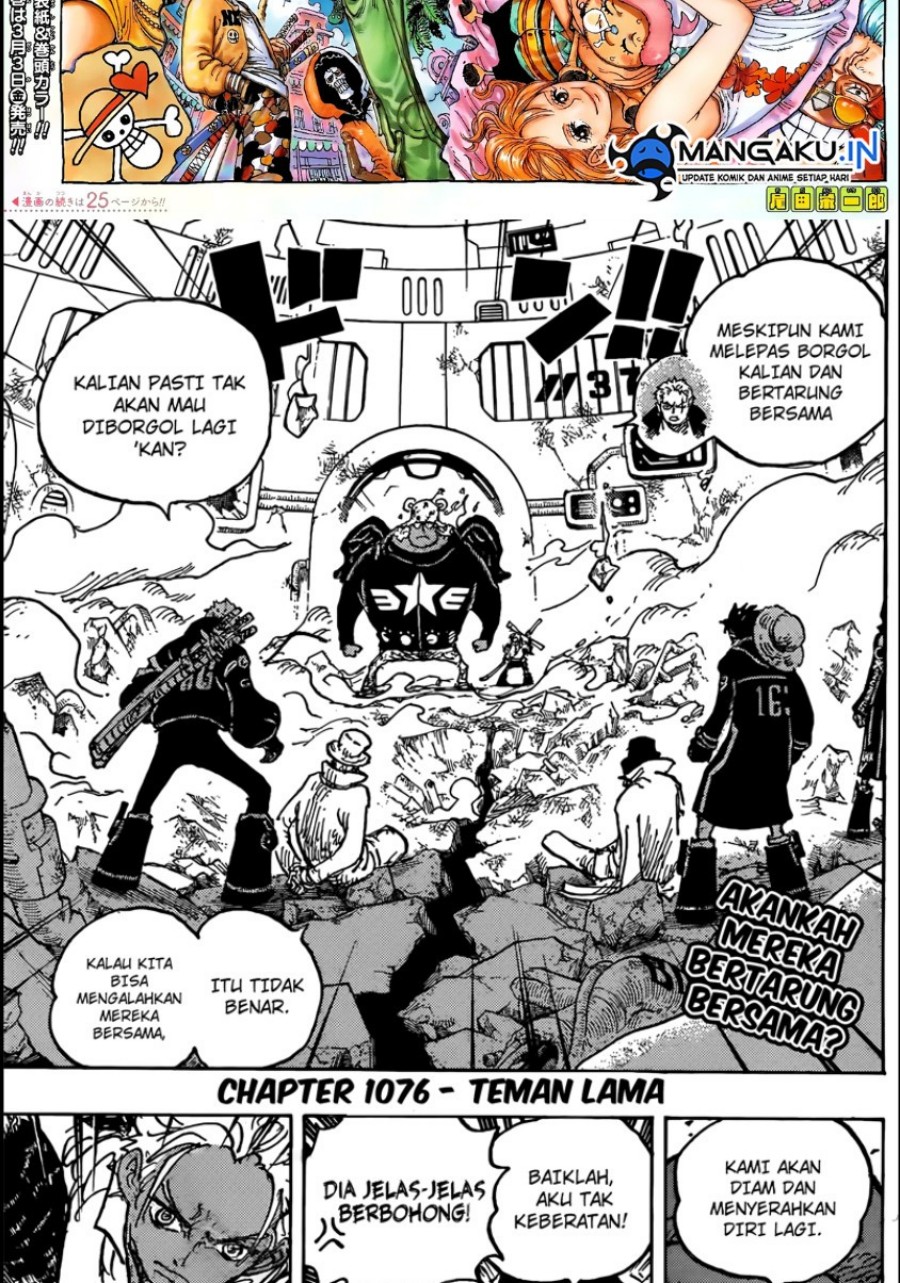 One Piece Chapter 1076 page 3