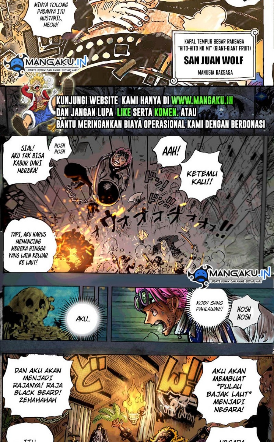 One Piece Chapter 1080 page 6