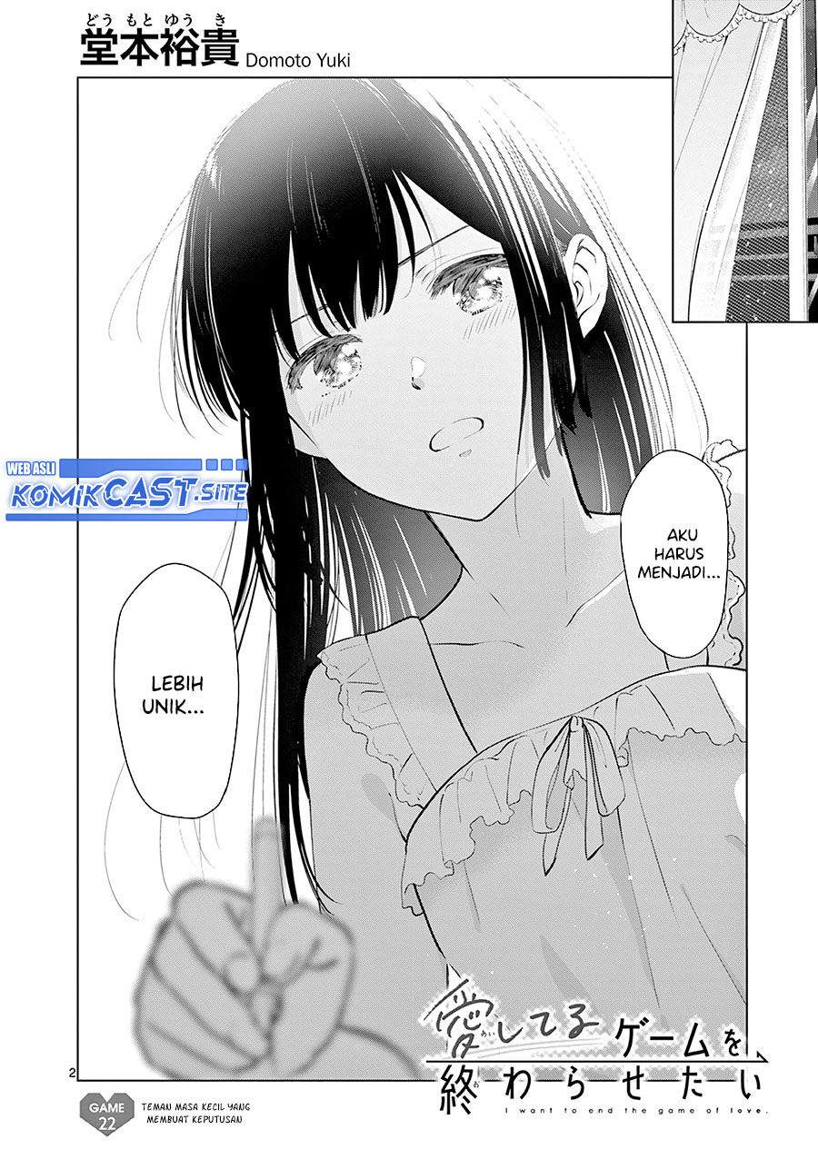 Aishiteru Game wo Owarasetai Chapter 22 page 3