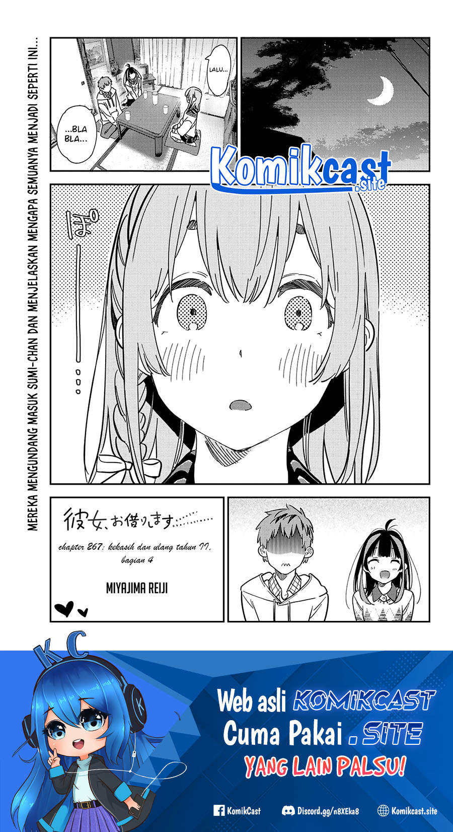 Manga Kanojo Okarishimasu Chapter 267 gambar 2