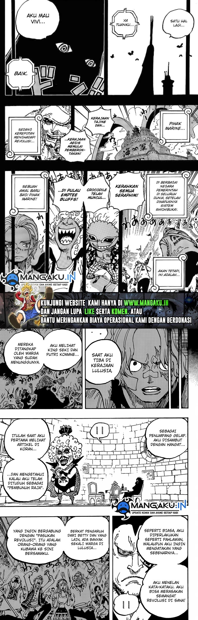 One Piece Chapter 1086 page 7