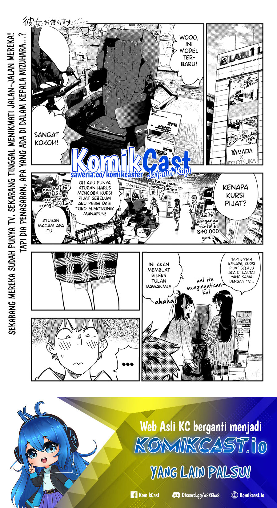 Manga Kanojo Okarishimasu Chapter 279 gambar 2