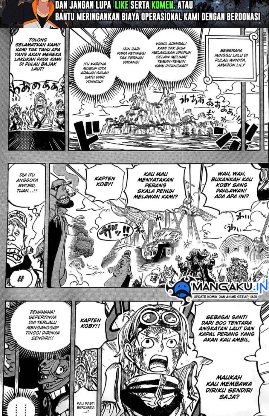 One Piece Chapter 1088 page 3