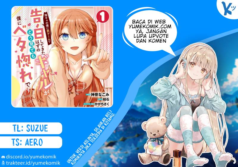 Komik Inkya no Boku ni Batsu Game ni Kokuhaku Shitekita Hazu no Gyaru ga, Doumitemo Boku ni Betahore Desu Chapter 05 gambar 1
