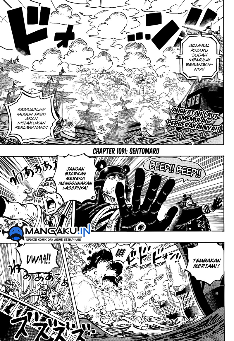One Piece Chapter 1091 page 3