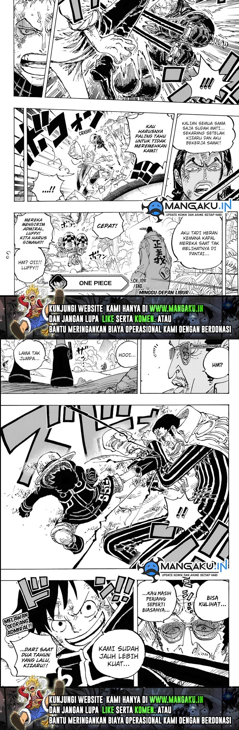 One Piece Chapter 1091 page 11