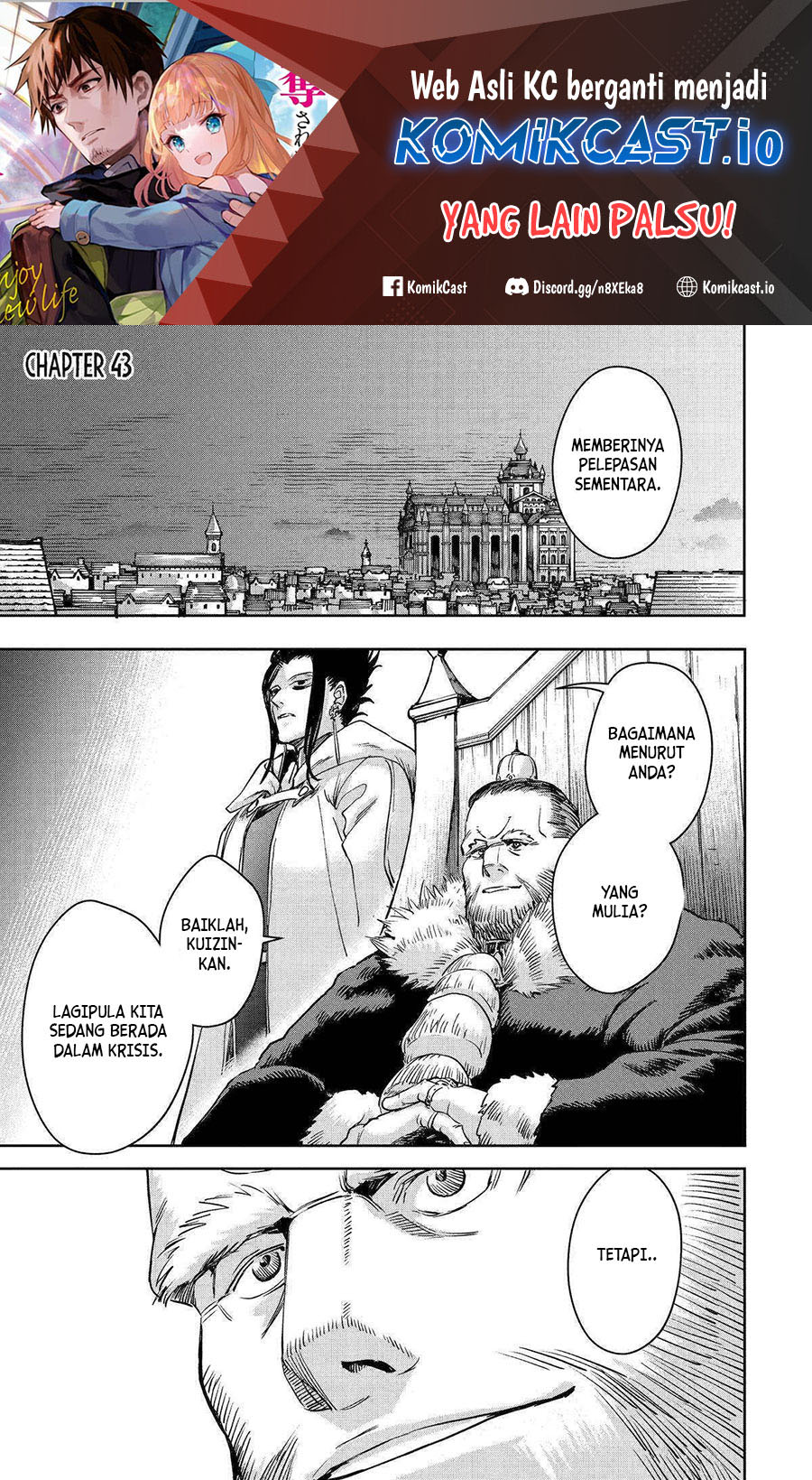 Manga Boukensha License o Hakudatsu Sareta Ossan Dakedo, Manamusume ga Dekita no de Nonbiri Jinsei Chapter 43 gambar 2