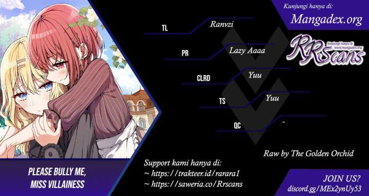 Komik Please Bully Me, Miss Villainess! Chapter 78 gambar 1