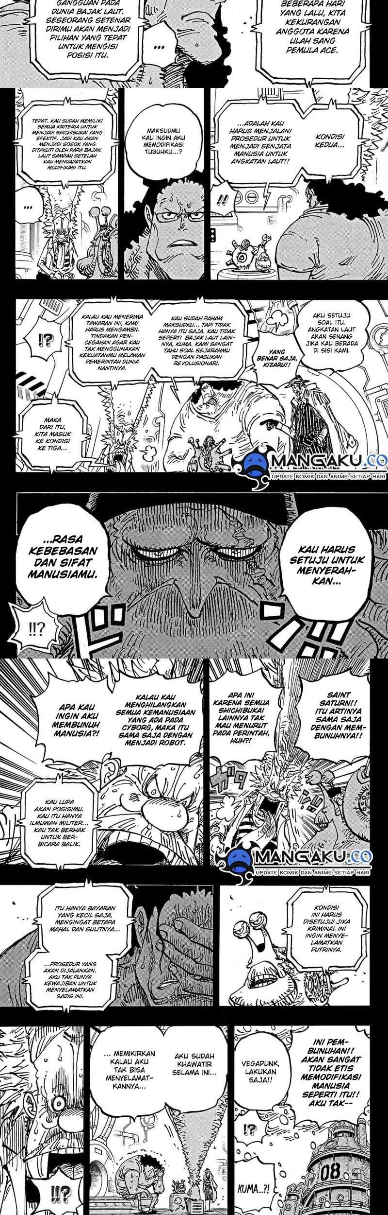 One Piece Chapter 1100 page 3