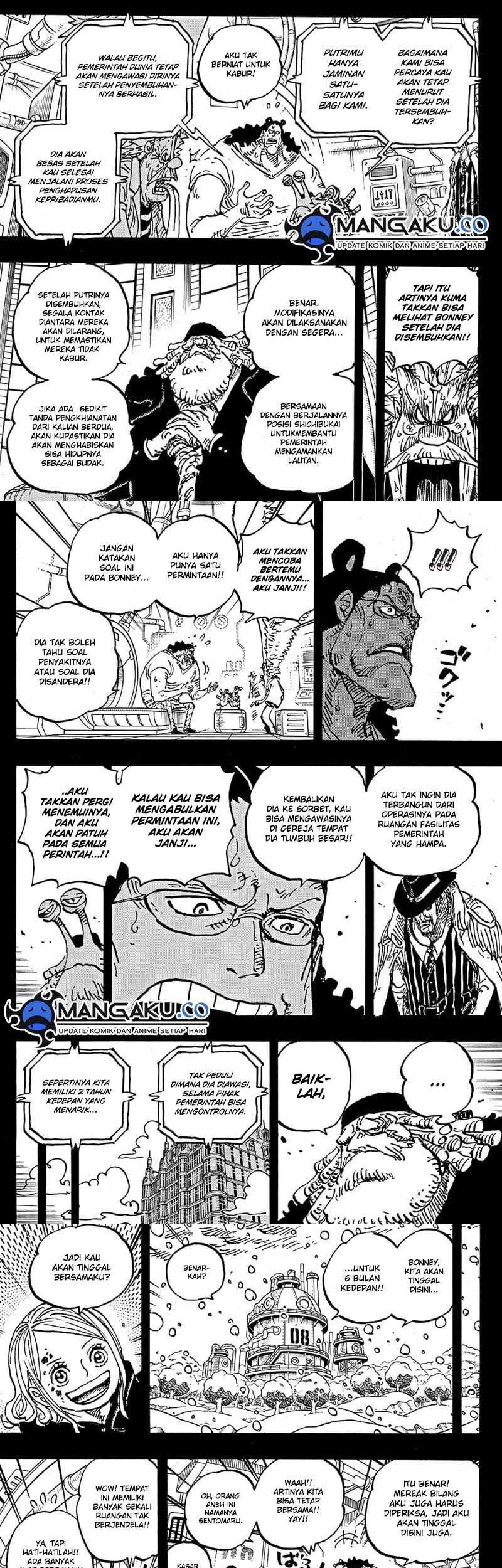 One Piece Chapter 1100 page 5
