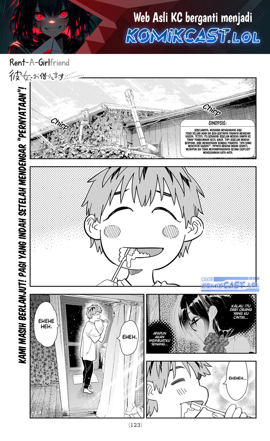 Manga Kanojo Okarishimasu Chapter 304 gambar 2