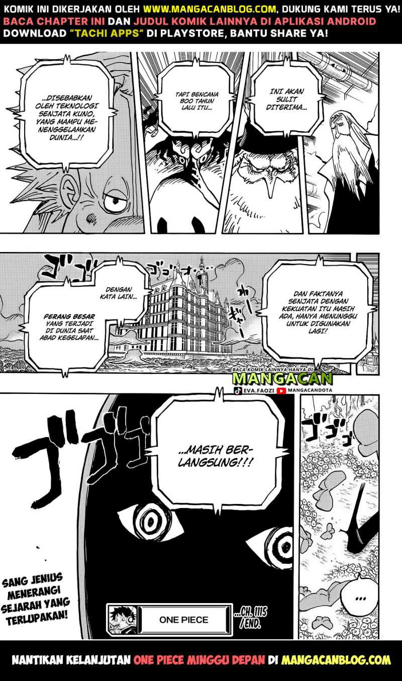 One Piece Chapter 1115 page 16