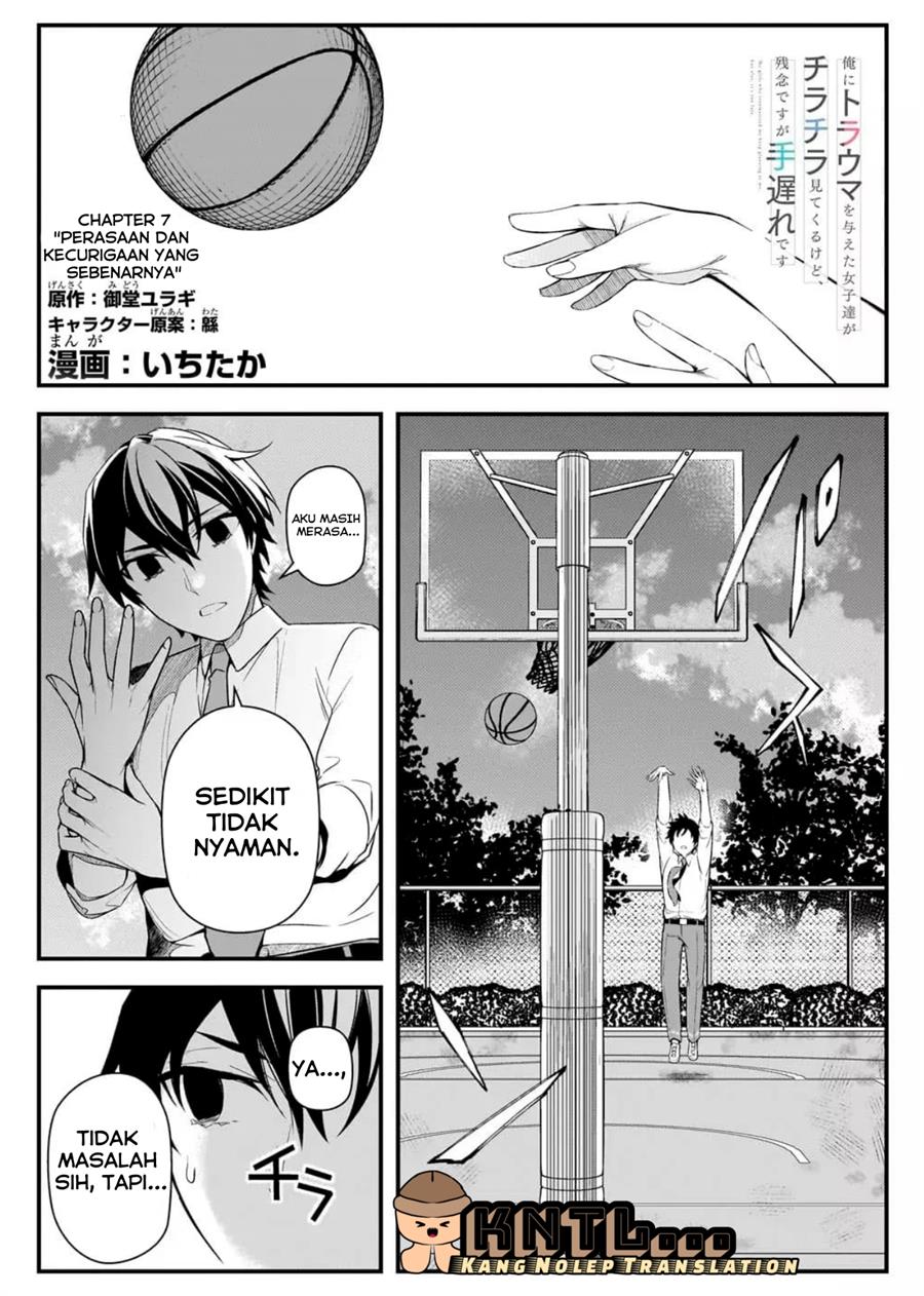 Komik Ore ni Trauma wo Ataeta Joshi-tachi ga Chirachira Mitekuru kedo, Zannen desu ga Teokure desu Chapter 07 gambar 1