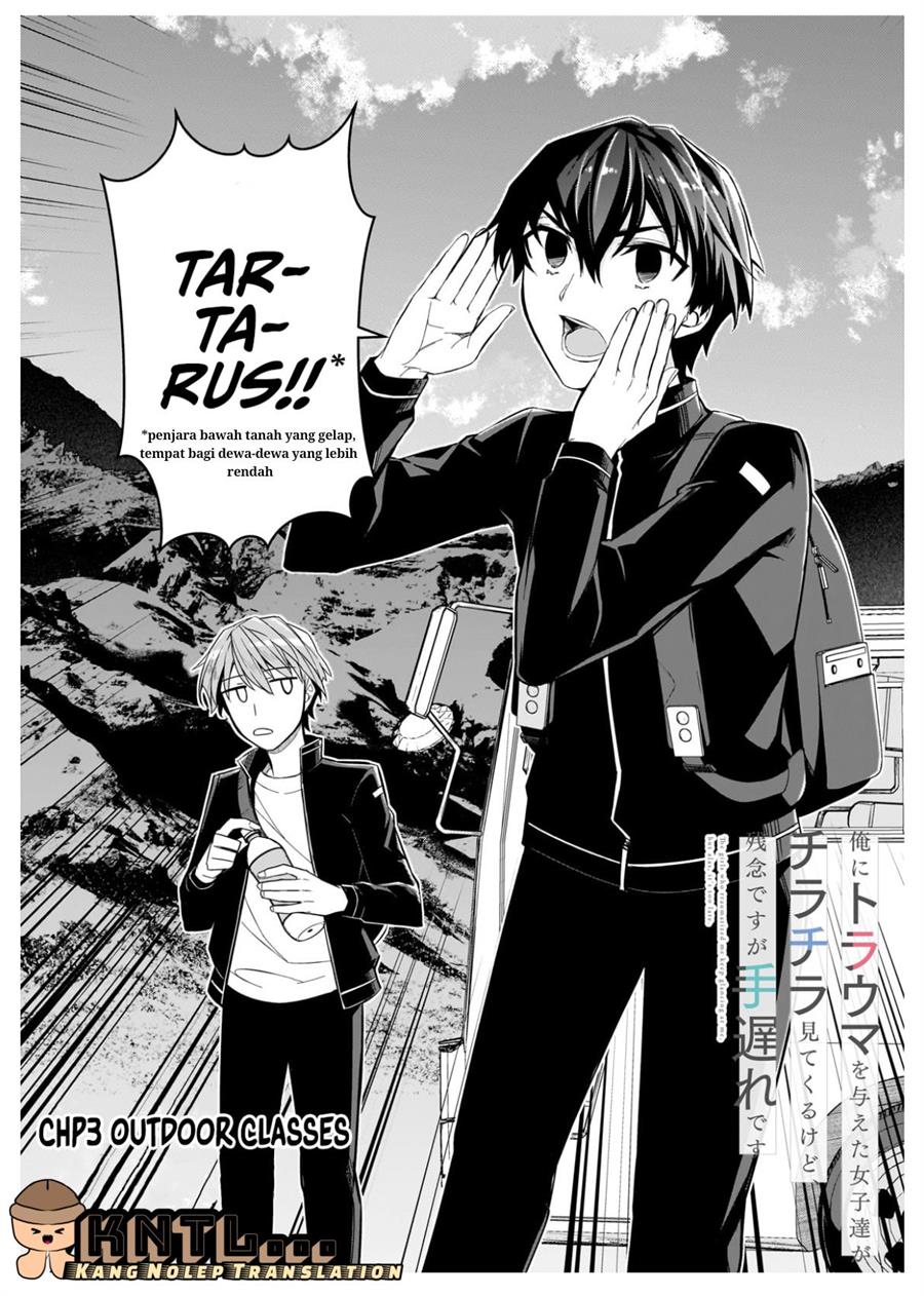 Manga Ore ni Trauma wo Ataeta Joshi-tachi ga Chirachira Mitekuru kedo, Zannen desu ga Teokure desu Chapter 03 gambar 2
