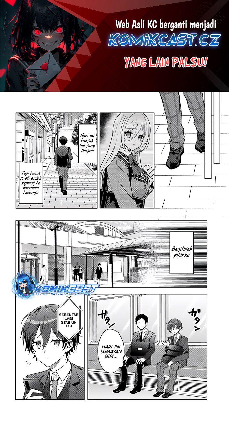Manga Takou no Hiki wo Tasuketara, Otomodachi kara Hajimeru Koto ni narimashita (After Helping “Ice Princess” from Another School, I Decided to Start As a Friend) Chapter 01.2 gambar 2