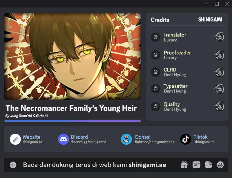 Komik The Necromancer Family’s Young Heir Chapter 10 gambar 1