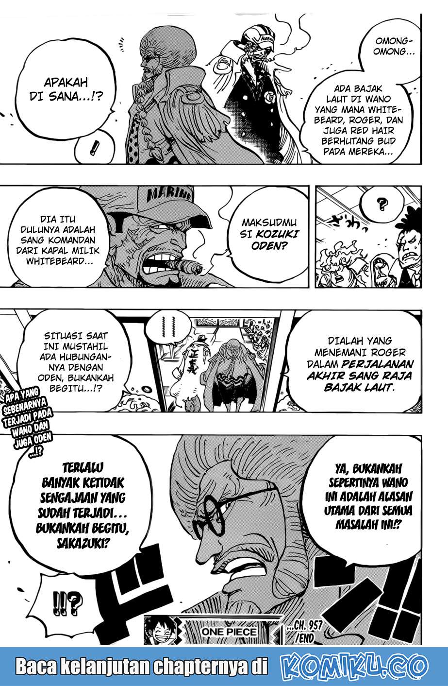 One Piece Chapter 957 page 20