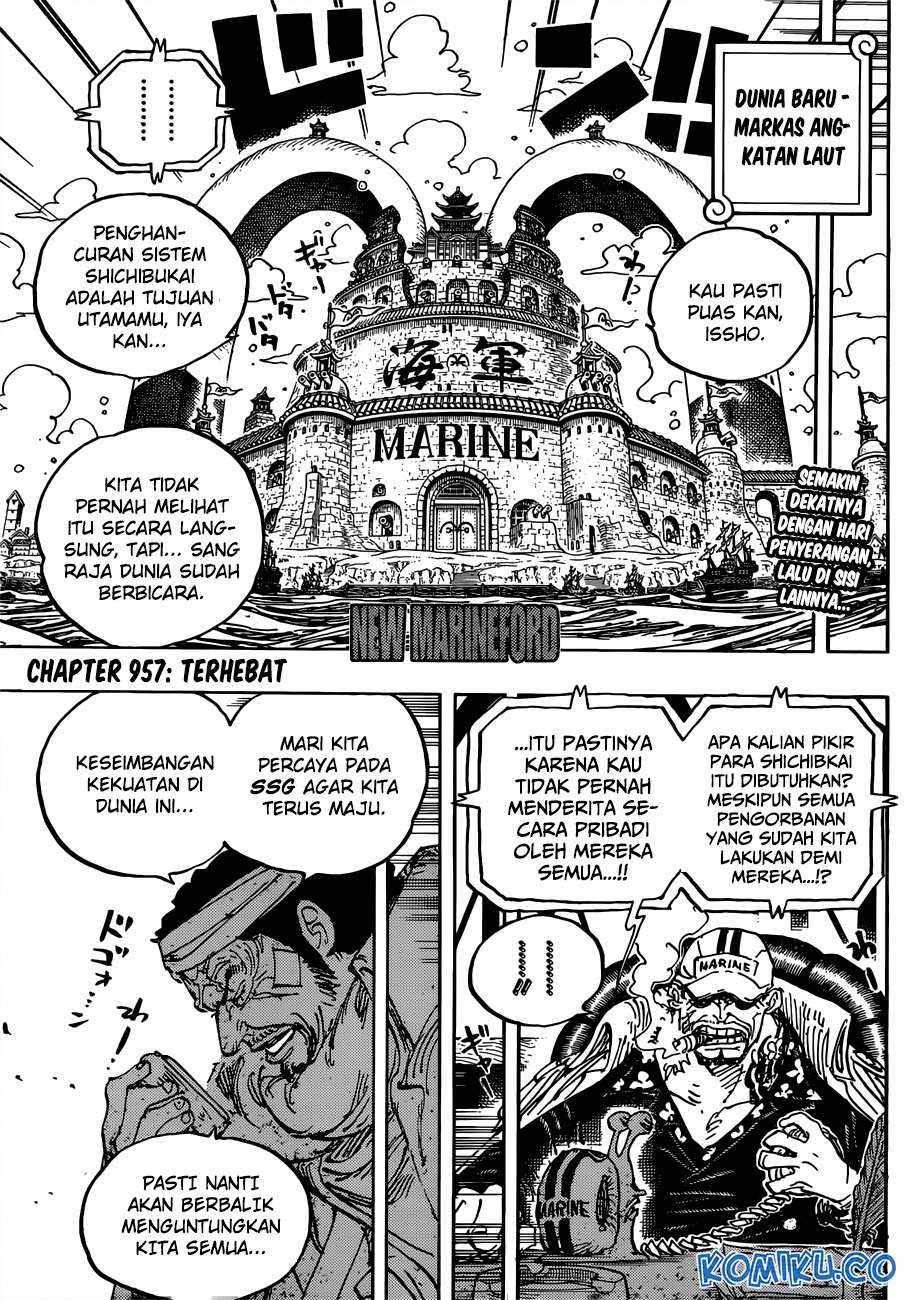 One Piece Chapter 957 page 4
