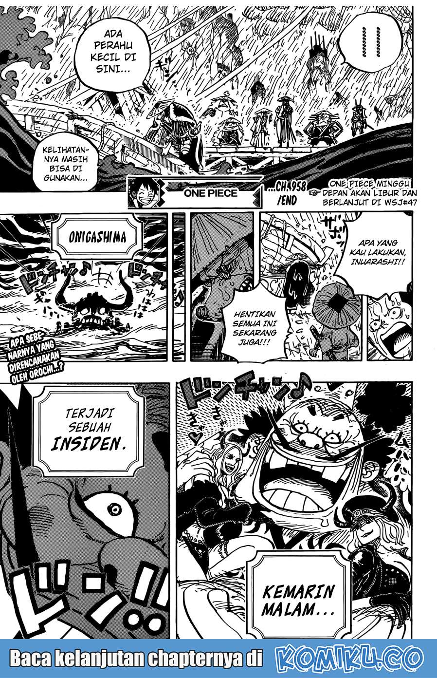 One Piece Chapter 958 page 14