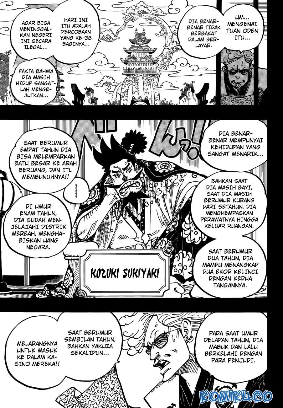 One Piece Chapter 960 page 8