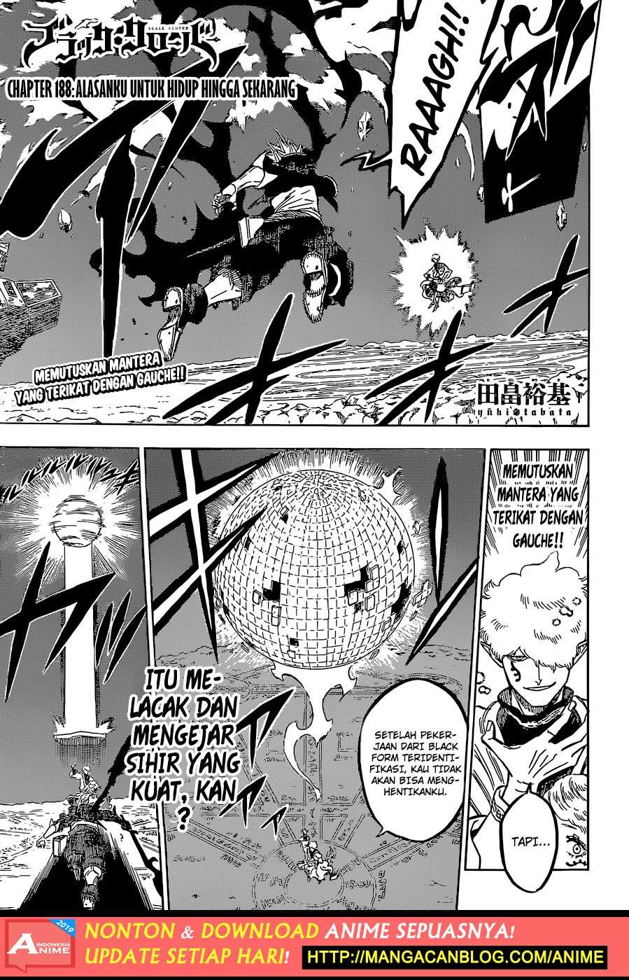 Black Clover Chapter 188 page 3