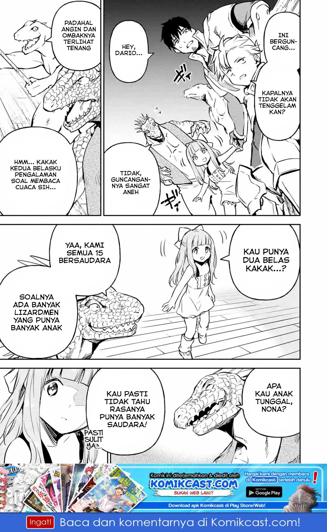 Manga Boukensha License o Hakudatsu Sareta Ossan Dakedo, Manamusume ga Dekita no de Nonbiri Jinsei Chapter 14.3 gambar 2