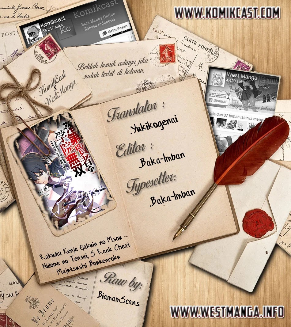 Komik Rakudai Kenja Gakuin no Msou ~ Nidome no Tensei, S Rank Cheat Majutsushi Boukenroku Chapter 3.4 gambar 1