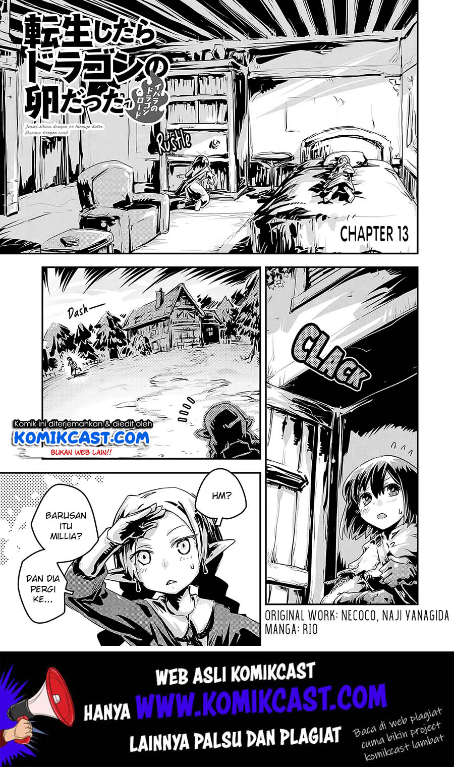 Manga Tensei shitara Dragon no Tamago datta: Saikyou Igai Mezasanee Chapter 13 gambar 2