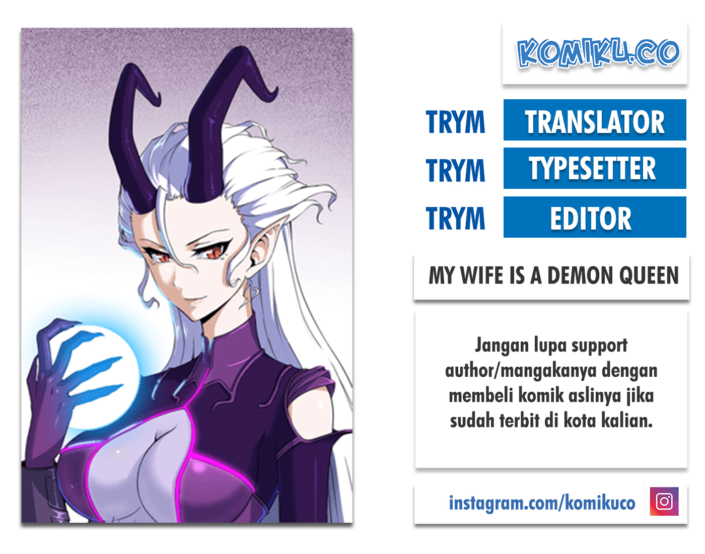 Komik My Wife is a Demon Queen Chapter 187 gambar 1
