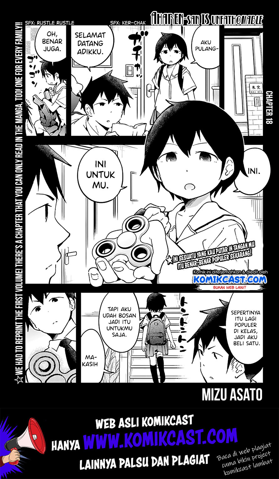 Aharen-san wa Hakarenai Chapter 18 page 3
