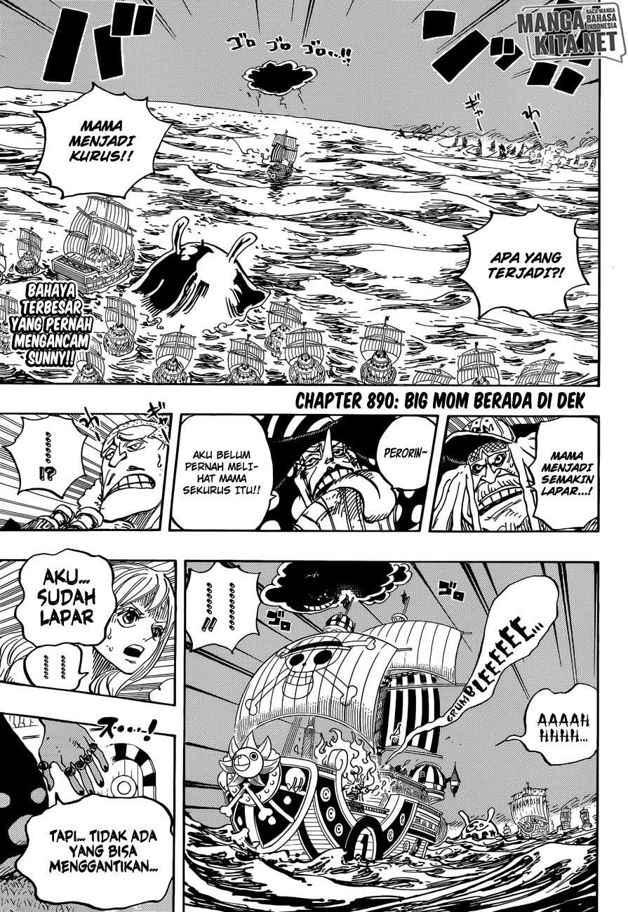 One Piece Chapter 890 page 3