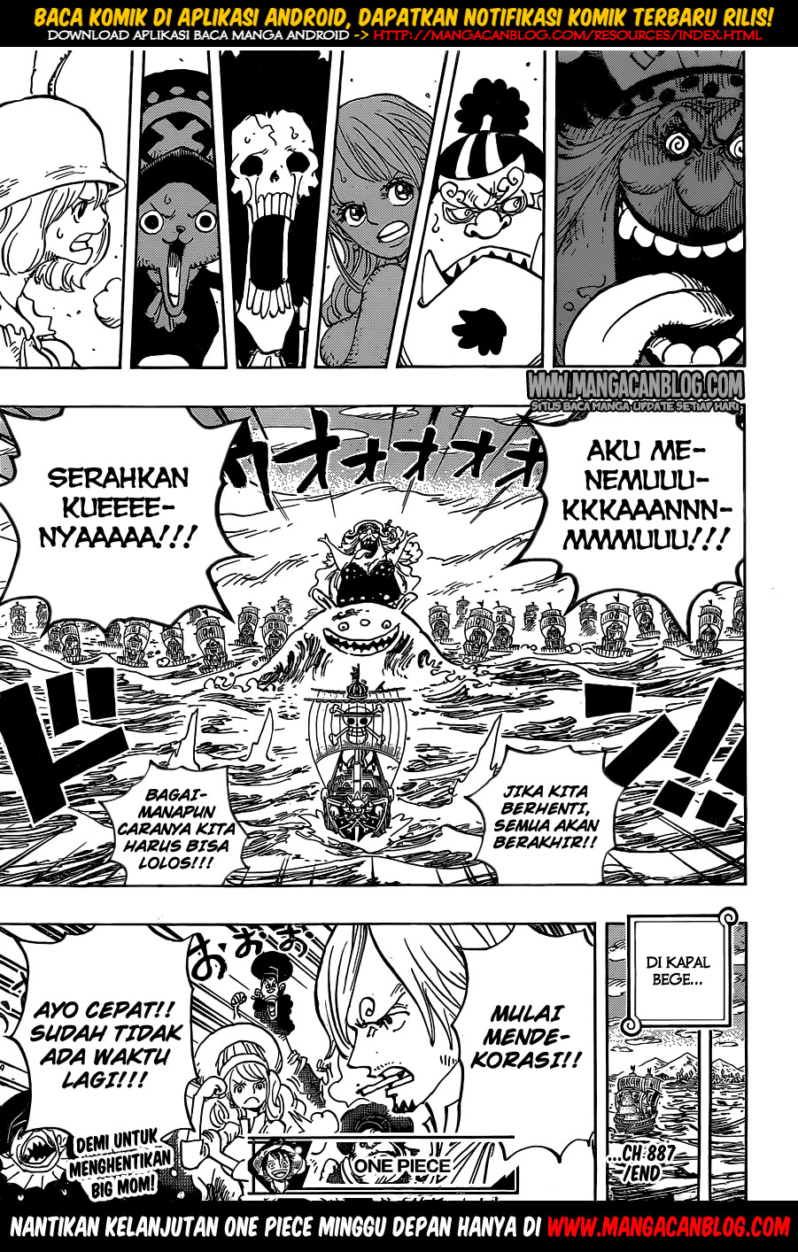 One Piece Chapter 887 page 16