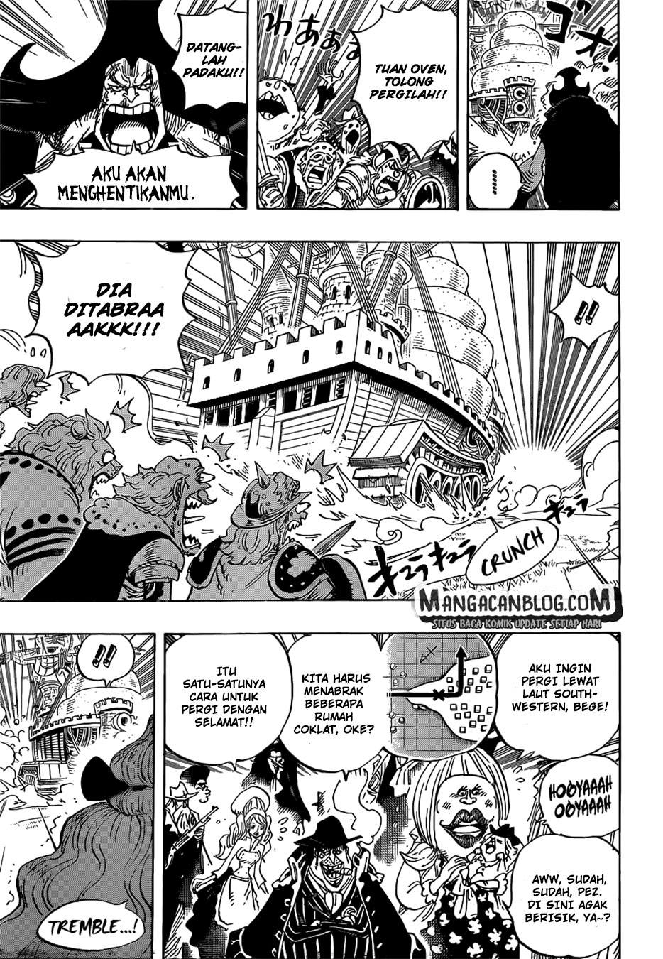 One Piece Chapter 887 page 8