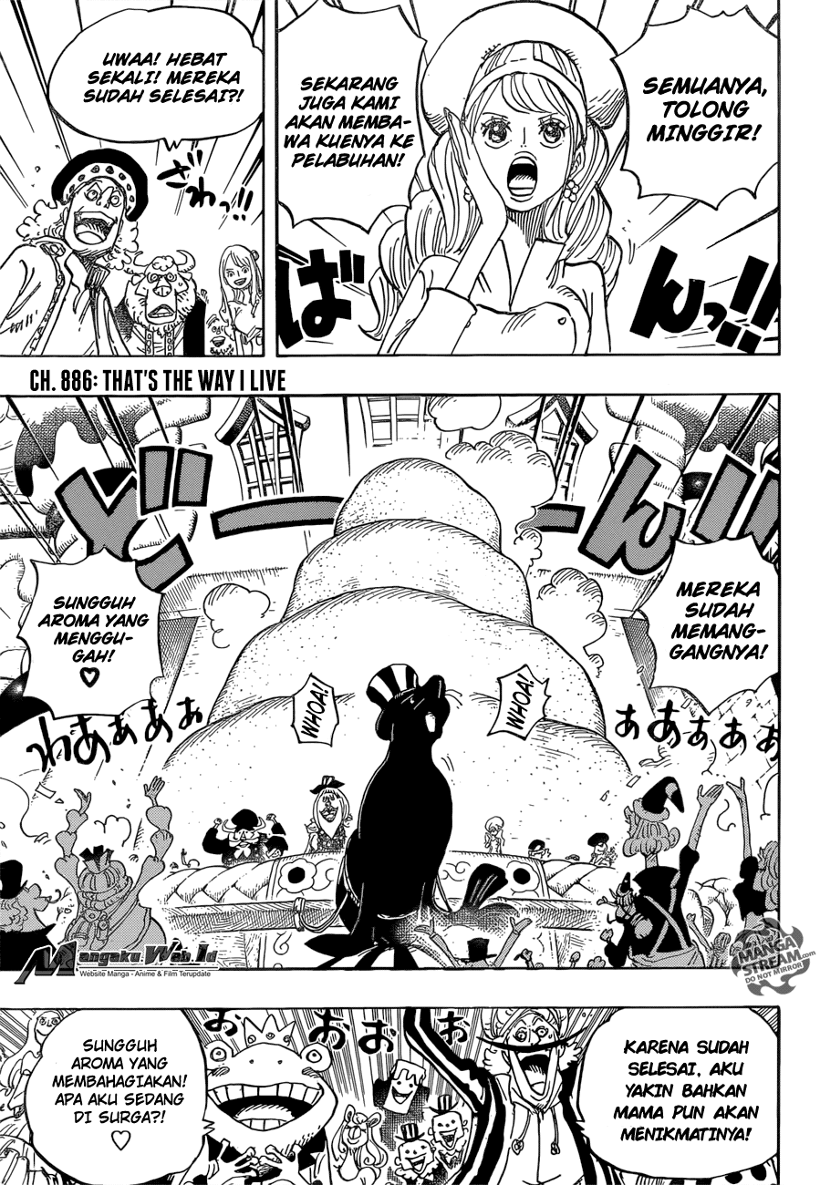 One Piece Chapter 886 page 3