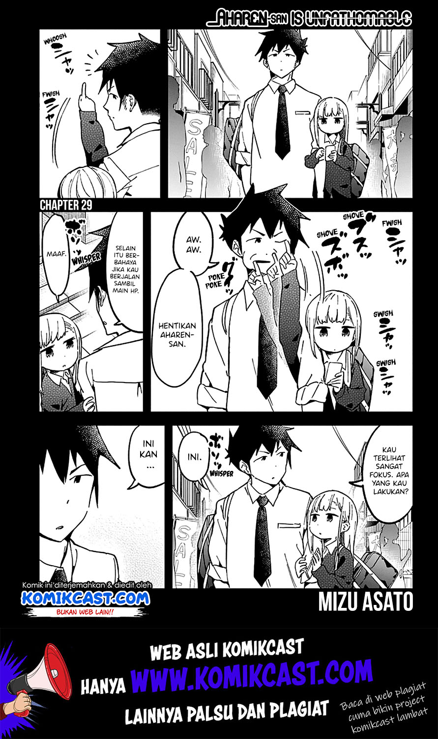 Aharen-san wa Hakarenai Chapter 29 page 3