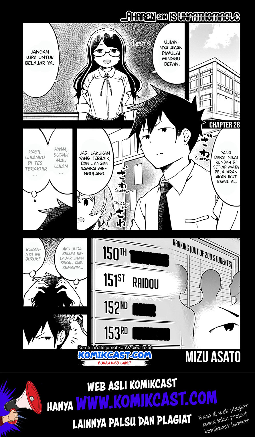 Aharen-san wa Hakarenai Chapter 28 page 4